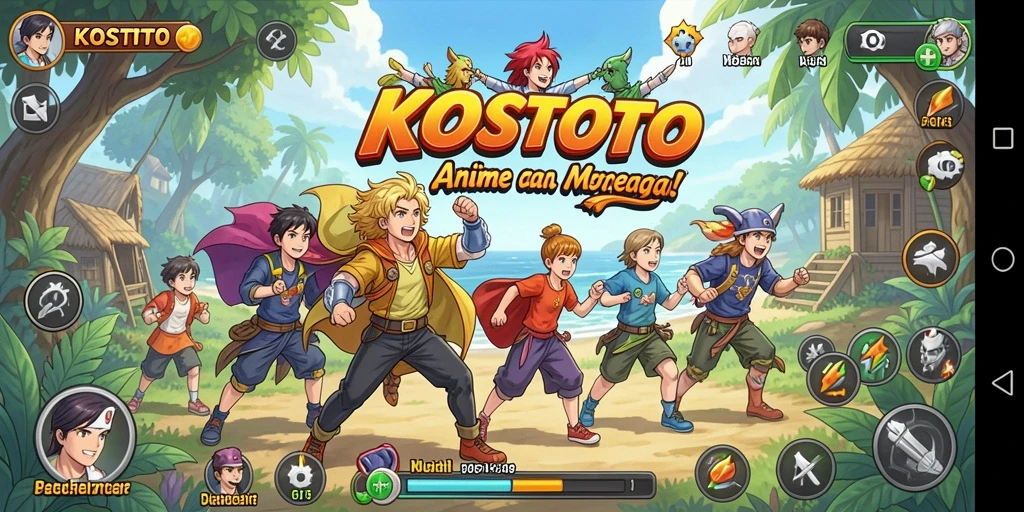 Tampilan menarik dari gameplay KOSTOTO yang memikat.