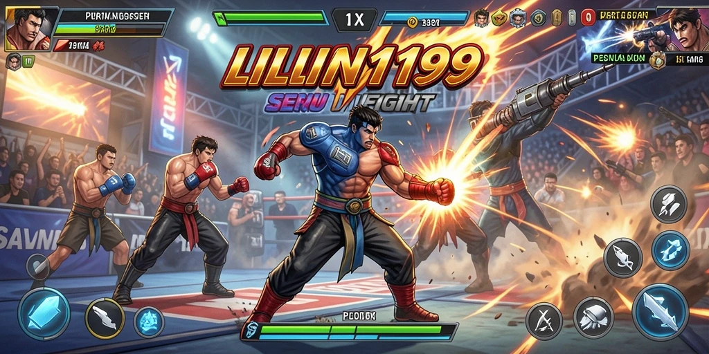 Gameplay seru dalam LILIN199 dengan pertarungan yang intens.